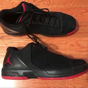 Black and Red Jordan’s